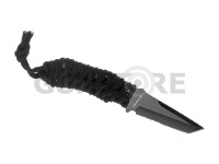 SCHF46 Serrated Tanto Neck Knife 1