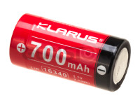 16340 Battery 3.7V 700mAh 0