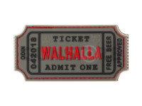 Large Walhalla Ticket Rubber Patch