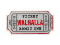 Large Walhalla Ticket Rubber Patch