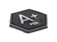 Bloodgroup Hexagon Rubber Patch A Pos 1