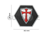 Recte Faciendo Shield Rubber Patch 3