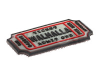 Large Walhalla Ticket Rubber Patch 1