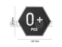 Bloodgroup Hexagon Rubber Patch 0 Pos 3