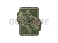 Odins Raven Rubber Patch 0
