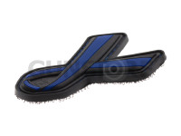 Thin Blue Line Ribbon Rubber Patch 1