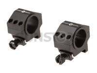 30mm / 25.4mm Tactical Mounting Rings - Low Height 0