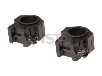 30mm / 25.4mm Tactical Mounting Rings - Medium Hei 2