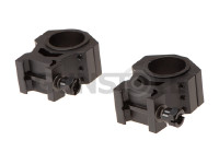30mm / 25.4mm Tactical Mounting Rings - High Heigh 2