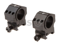 30mm / 25.4mm Tactical Mounting Rings - Medium Hei