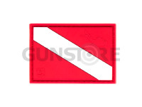 Diver Down Flag Rubber Patch 0