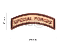Special Forces Tab Rubber Patch 4