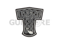 Thors Hammer Dragon Rubber Patch