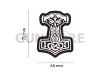 Thors Hammer Rubber Patch 4