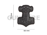 Thors Hammer Rubber Patch 4
