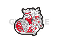 Viking Dragon Ship Head Rubber Patch 0