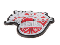 Viking Dragon Ship Head Rubber Patch 2