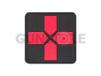 Big Red Cross Medic Rubber Patch