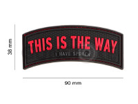 This is the Way Rubber Patch 4