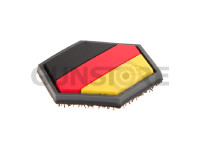 German Flag Hexagon Rubber Patch 2