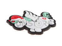 Christmas Unicorn Rubber Patch 2