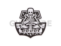Ghost Ship Skull Rubber Patch 0