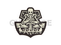 Ghost Ship Skull Rubber Patch 0