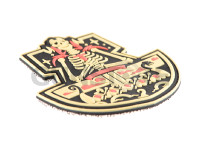 Ghost Ship Skull Rubber Patch 2