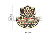 Ghost Ship Skull Rubber Patch 4
