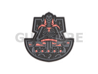 Ghost Ship Skull Rubber Patch