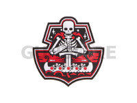 Ghost Ship Skull Rubber Patch