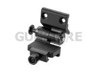 Flip to Side Magnifier Mount Push Button - 2 Bolt  1