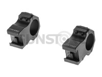 PRO 25.4 High Profile P.O.I. Picatinny Rings 2